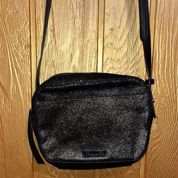 Fossil Gunmetal Glitter Crossbody Bag - Picture 7 of 8